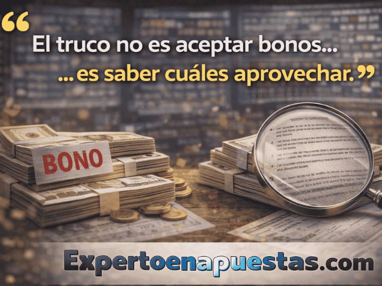 El truco no es aceptar bonos..es saber cuáles