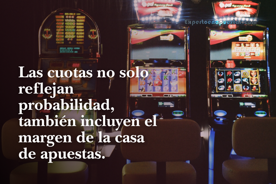 Máquinas de juego en sala de apuestas ilustrando el margen de la casa dentro del mercado de apuestas deportivas