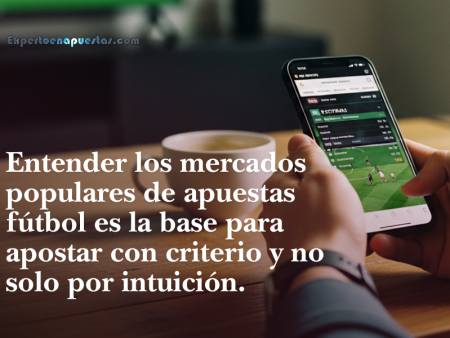 Mercados más usados en apuestas de fútbol