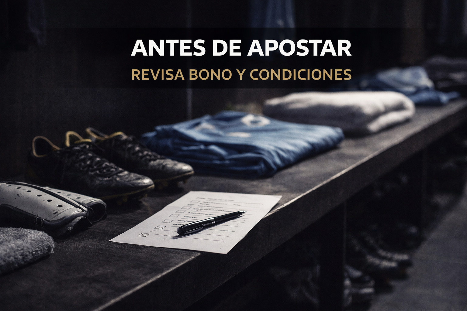 checklist antes de apostar revisar bono condiciones requisitos y apuestas en méxico