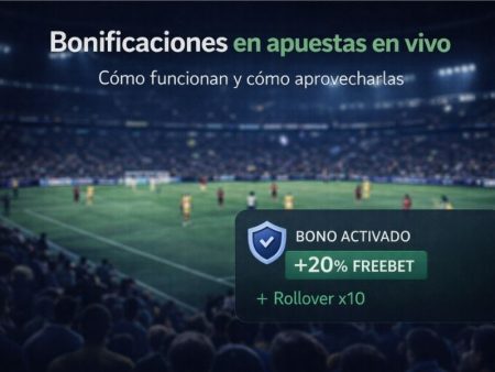 Bonificaciones en Apuestas en Vivo: Guía Práctica
