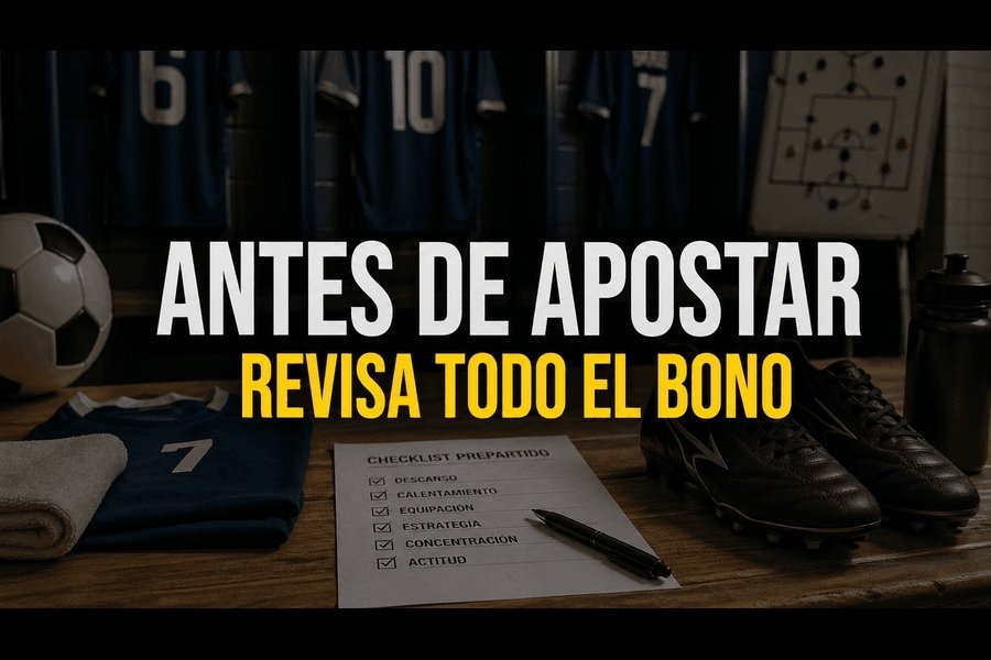 checklist antes de reclamar bonos de apuestas con requisitos condiciones y opciones de retiro