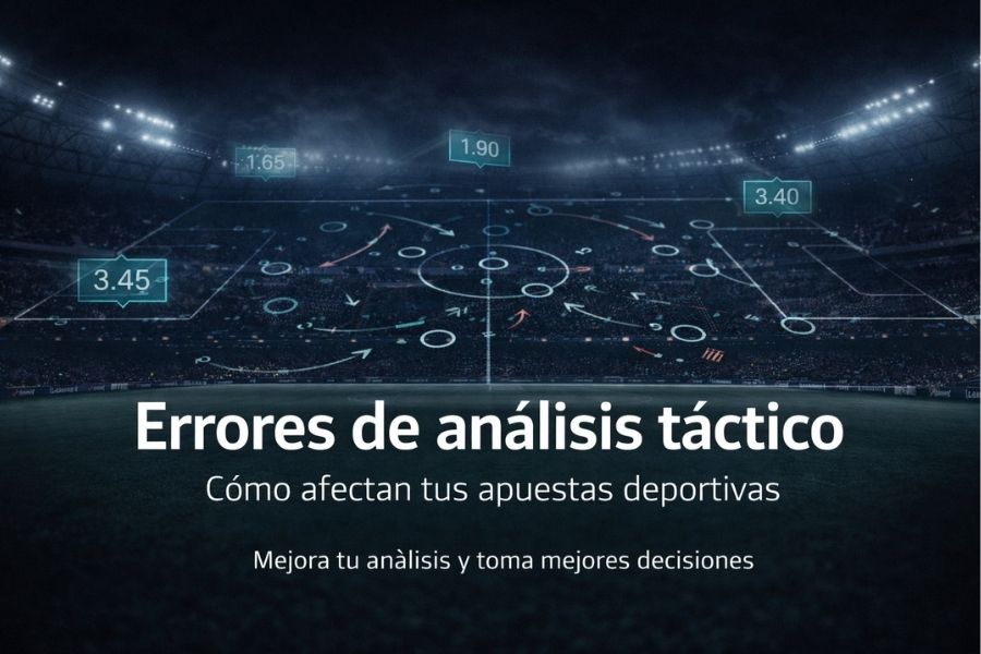 errores de análisis táctico en apuestas deportivas y cuotas fútbol