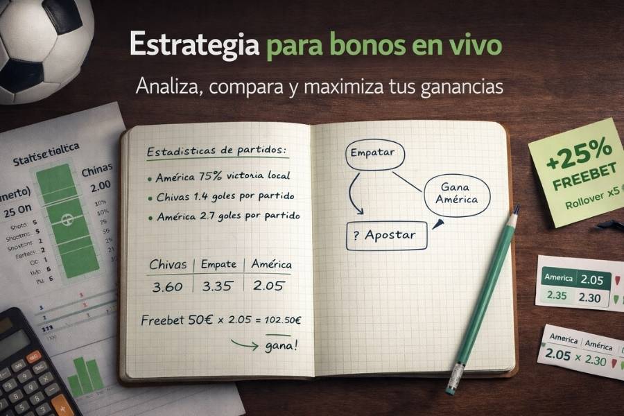 estrategia para usar bonificaciones en apuestas en vivo comparando condiciones y maximizando ganancias